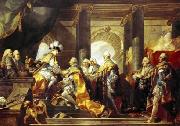 Gabriel-Francois Doyen Louis XVI recoit a Reims les hommages des chevaliers du oil painting